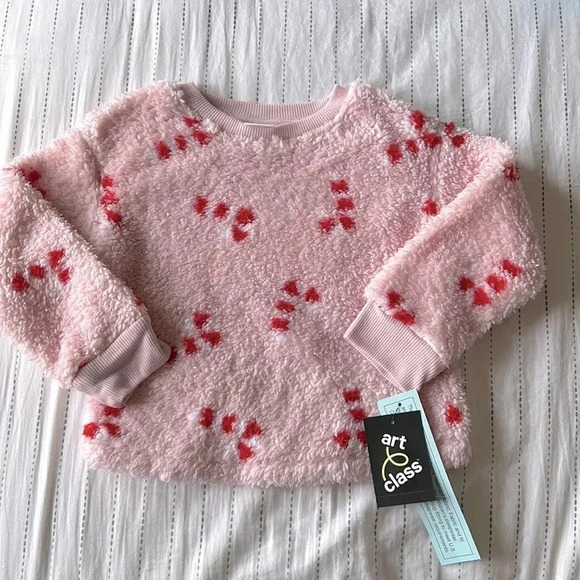 Art Class | Candy Cane Pajama Set NWT XS 4/5 - Picture 3 of 6